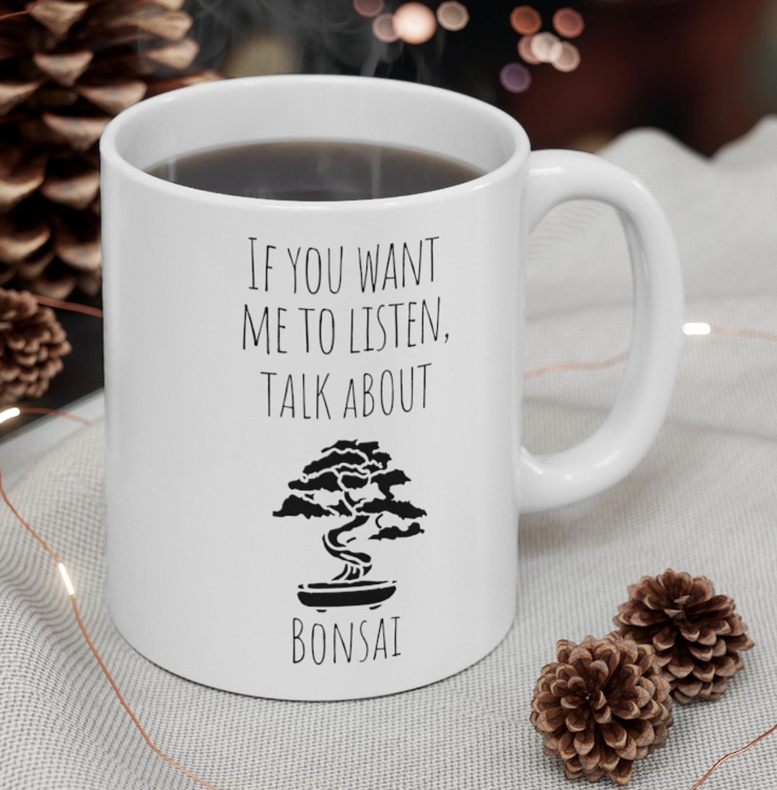Bonsai Enthusiast Mug Funny Botanical Gift for Growers and Lovers