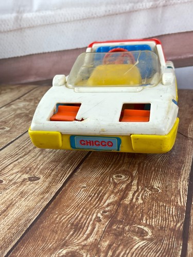Vintage Chicco My First Sports Car Made in Italy Kids Toy - 第 3/11 張圖片