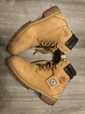 KITH Ronnie fieg timberland Wheat Nubuck Shearling Fur lined Men's