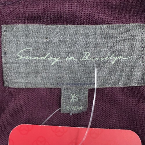 Anthropologie Sunday in Brooklyn Joy Lace Dress Aubergine Womens Size XS New - Picture 4 of 11