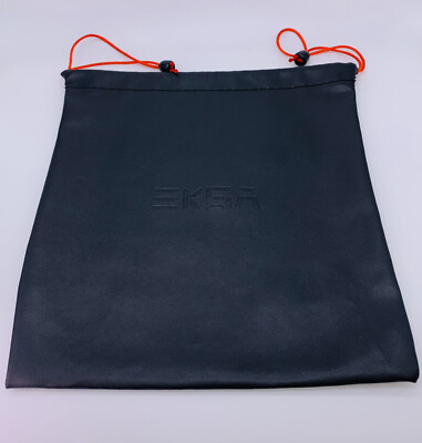 EKSA Gaming Protective Dust Bag for Headset Black Leather - Bag Only Used