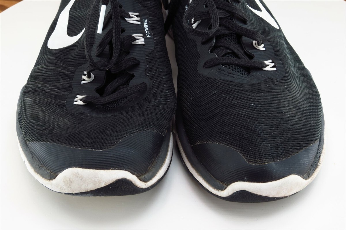 Nike Flywire Women Size 9.5 M Shoes Black Running Fabric