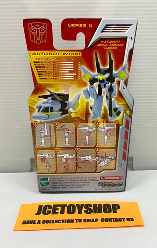 2006 TRANSFORMERS CLASSICS ROBOTS IN DISGUISE AUTOBOT WHIRL MOSC - Picture 2 of 6