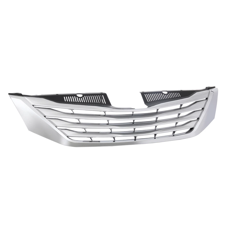TO1200333 Chrome Front Bumper Upper Grille Fit 2011-2014 Toyota Sienna Mini — 第 3/4 张图片