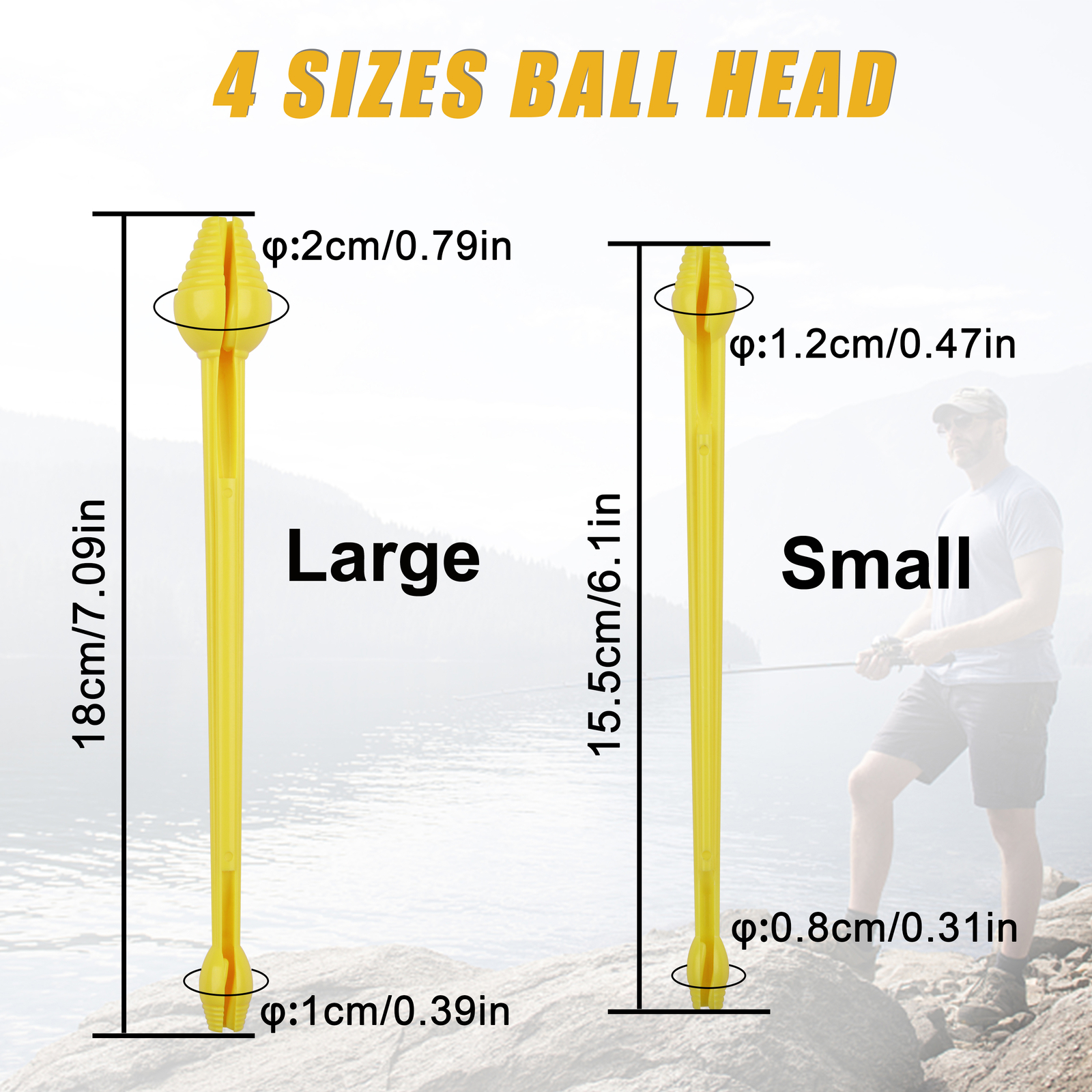 2PCS Fishing Hook Plastic Snelled Fish Hook Remover Sea Course Pike eBay