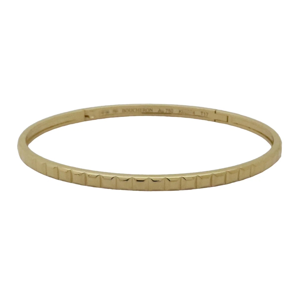 Boucheron Clou de Paris Bangle Bracelet Yellow Gold