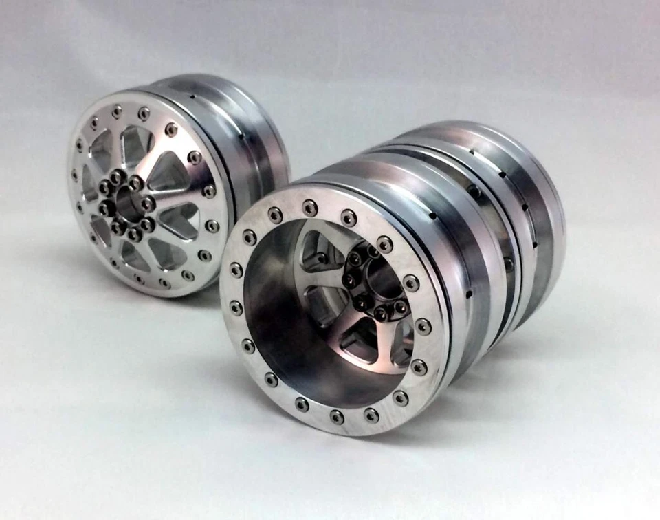 2.2 8 Spoke Dually RC Wheel Set by MotoWorx Racing - Image 2 of 4