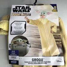 Disney Jazwares Star Wars The Mandalorian GROGU Toddler Costume Size 3T-4T NWT