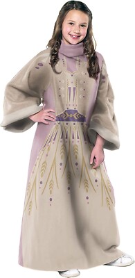 Disney Frozen 2, ''First Act Anna'' Youth Soft Throw Blanket with Sleeves