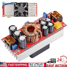 1800W 40A DC-DC Boost Converter Step Up Power Supply Module 10V-60V to 12-90V