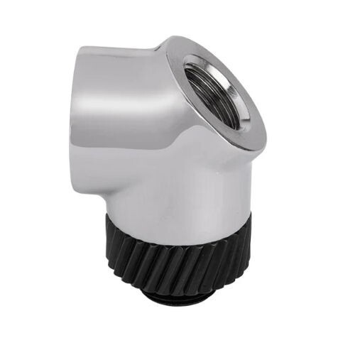 Thermaltake CL-W397-CU00SL-A Pacific SF 45 Degree Adapter - Silver Black - Picture 1 of 3