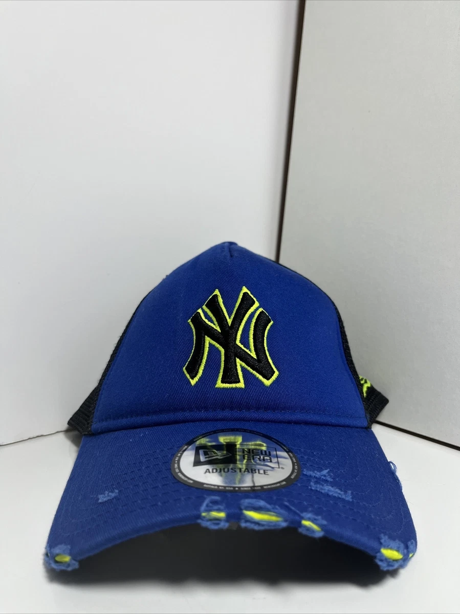 Distressed ny sales baseball cap