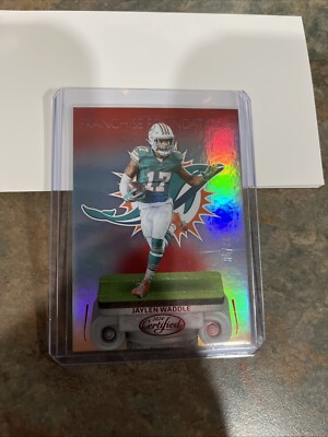 Jaylen Waddle 2024 Panini Certified Franchise Foundations #13. Red /99