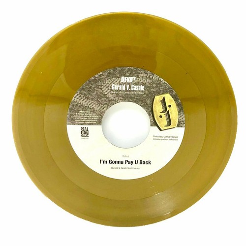 DEVO'S GERALD V. CASALE 45 RPM 7" - I'm Gonna Pay You Back GOLD VINYL LTD 500 - Picture 3 of 4