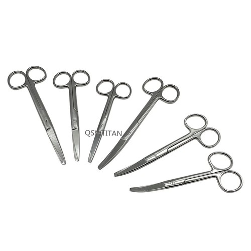 12.5-16CM Surgery Scissors 1pc Straight Curved Stainless Steel - Picture 10 of 18