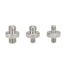 3x CAMVATE Double-side Male Camera Tripod Adapter Mount Screw 1/4"-20 & 3/8"-16