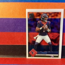 2023 Panini Clearly Donruss CJ Stroud #18 Clearly Retro 1993 Acetate Texans