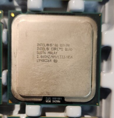 Intel Core 2 Quad Q8400 CPU SLGT6 2.66GHz 4MB 1333MHz Socket 775 Processor