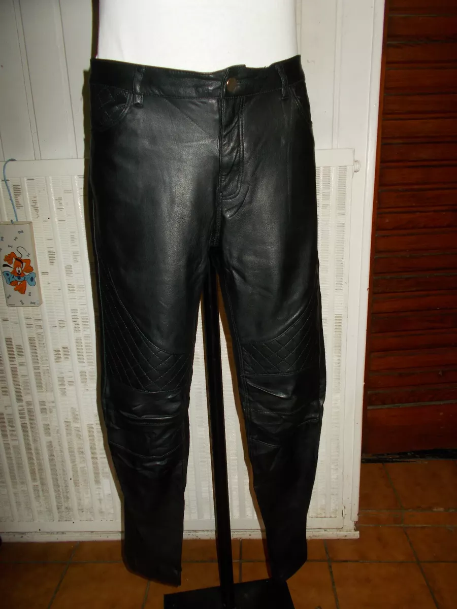 Pantalon simili cuir hm hotsell