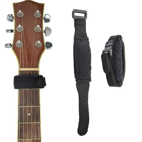 Amortiguador amortiguadores de cuerda de traste de guitarra de ruido silencioso envolturas de muter de bajo - Imagen 9 de 14