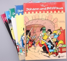 Johann und Pfiffikus Gesamtausgabe 1-5 Auswahl HC Humor Comic Album Toonfish