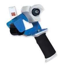 SL213C Tape Dispencer Pistol Grip Soft Handle Tape Gun, blue 2" Wide Tape