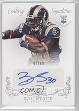 2013 Panini National Treasures Rookie Signatures 47/99 Zac Stacy #339 Auto 1u0