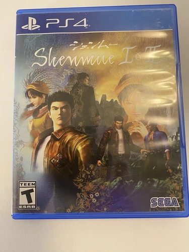 Shenmue I & II Sony PlayStation 4 PS4 W/ Poster Insert Tested Working 