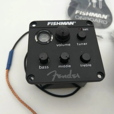 FISHMAN ISYS 301 Model Guitar Preamp EQ Tuner Piezo Pickup Beat Guitar Parts