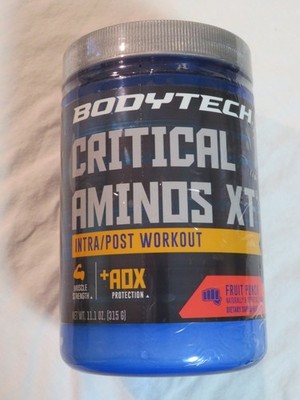 Bodytech Critical Aminos XT Intra/Post Workout 11.1 Oz 45 Servings Fruit Punch