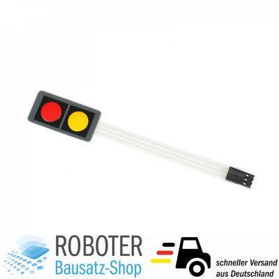 Membran Keypad 2 Tasten Arduino Raspberry Pi DIY-Elektronik