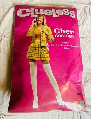 ''Clueless'' Cher Costume Size Large Jacket Sweater Skirt - New, tried on once