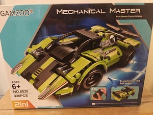 Gamzoo Mechanical Master Bricks Remote Control Vehicles 2in1- New