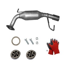 Endschalldämpfer Endtopf + Montagesatz Auspuff für Mazda 6 (GH) 2.2 MZR-CD Neu