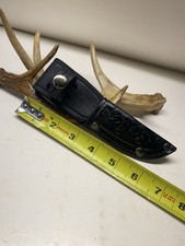 Custom Leather Western { F48AB/universal } Style Knife Sheath…USA Made!