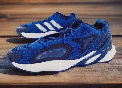 Adidas Rare Royal Blue Rare Exhibit NBA Basketball Shoes Mens 12 Fast Ship NEW