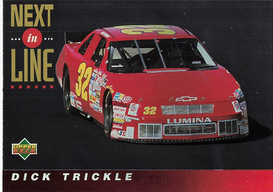 DICK TRICKLE 1995 UPPER DECK AUTO RACING #124