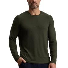 Velvet BY GRAHAM & SPENCER Becker Crew, Hunter, Size Large, NWT