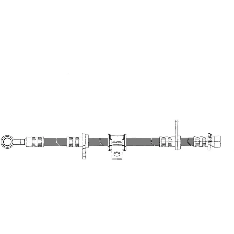 Línea de freno de manguera hidráulica de freno delantero para Honda Odyssey 1995 1996 1997 1998 Foto 4 de 4