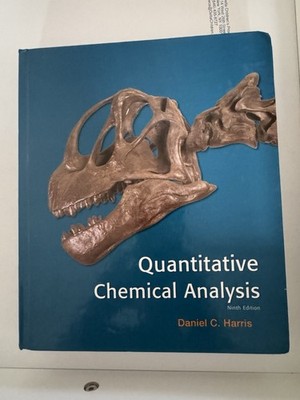 W. H. Freeman Quantitative Chemical Analysis 9th Ed Hardcover 2016 Harris Chemi 