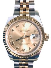 Rolex Lady Datejust 26 mm 179173 Steel & 18K Gold Champagne Roman Full Set