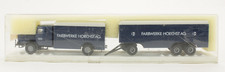 Büssing Hängerzug "Farbwerke Hoechst AG" Brekina 7411 1:87 H0 OVP [BK11-A9]