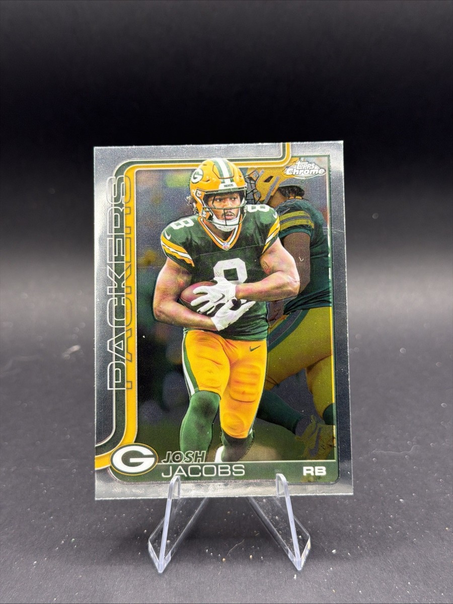2025 Topps Chrome Football Josh Jacobs #110 | eBay
