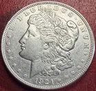 1921-D Morgan Silver Dollar. High Grade. Free Shipping