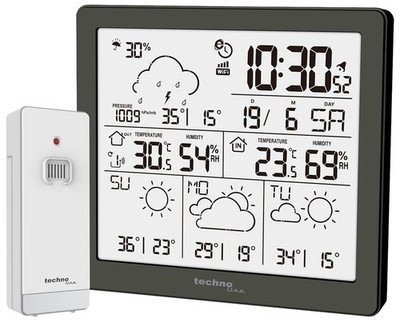 Technoline WD2200 WLAN Wetterstation App Außensensor LCD 4 Tage Vorhersage