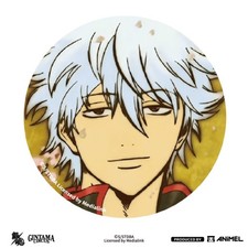 Gintama 20th Anniversary Pop-Up Store Odznaka na puszkę w stylu japońskim: Gintoki Sakata