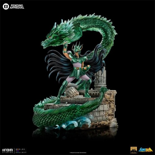 Iron Studios Dragon Shiryu Deluxe Saint Seiya Art Scale 1/10 Statue Model New - Picture 5 of 11