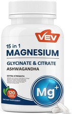 15-in-1 Magnesium Complex-Vegan Stress  Sleep Support for Women