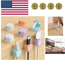 Magnetic Cable Clips, Adjustable Cord Holder Management, Adhesive Wire Keeper...