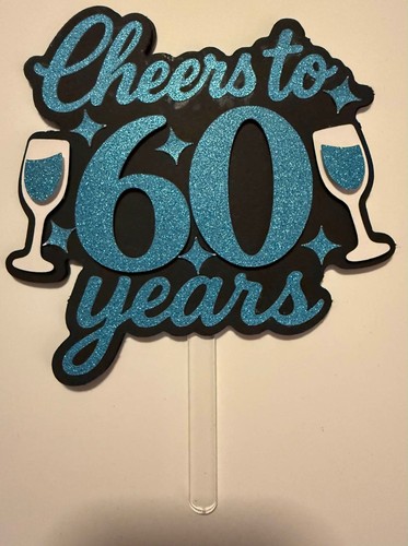 *PERSONALISED AGE 3D BIRTHDAY CAKE TOPPERS you choose age & colour from pictures - Foto 19 di 27